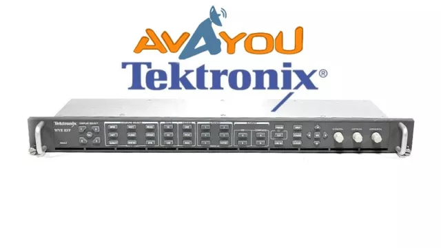 Tektronix WVRRFP Remote Front Panel For WVR6100 & WVR7100 Rasterizers