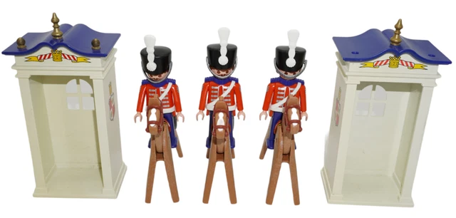 PLAYMOBIL ENGLISCHE ROTR CKE Garde Husaren Palastwache Geb ude 5580 PLAYMOBIL ENGLISCHE ROTR CKE Garde Husaren Palastwache Geb ude 5580