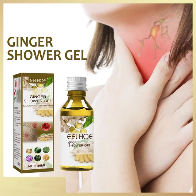 Lymphatic Drainage Lymphatic Detox Slimming Body Wash Ginger Shower Gel