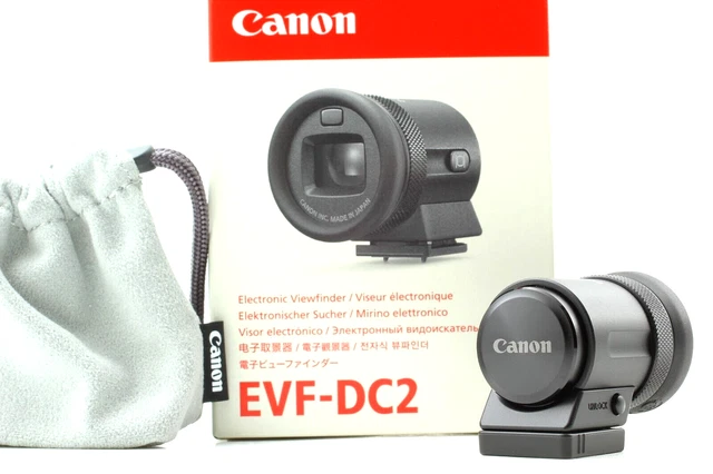 [Inutilisé en Boîte] Canon Électronique Viseur Vue Viseur EVF-DC2 Noir De Japon