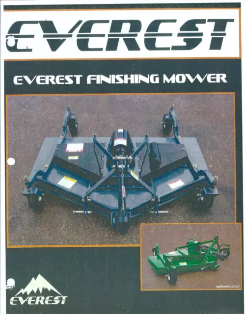 Equipment Brochure - Everest - 5500 5600 5700 Lawn Turf Finishing Mower (E4732)