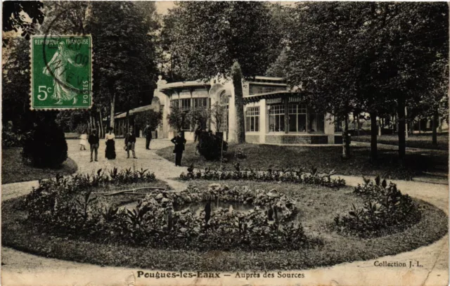 CPA AK POUGUES-les-EAUX - Aupres des Sources (255209)