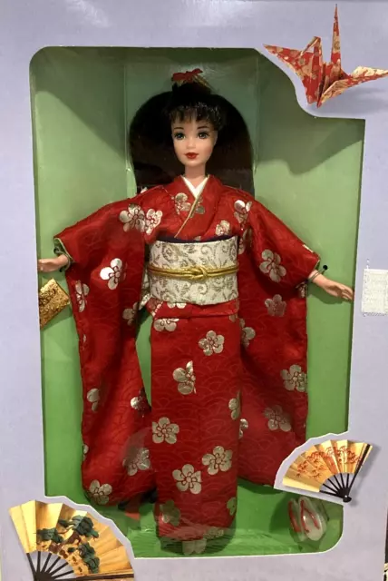 95' VINTAGE BARBIE Happy New Year Doll Japanese Kimono OBI ZORI Mattel 14024 NEW