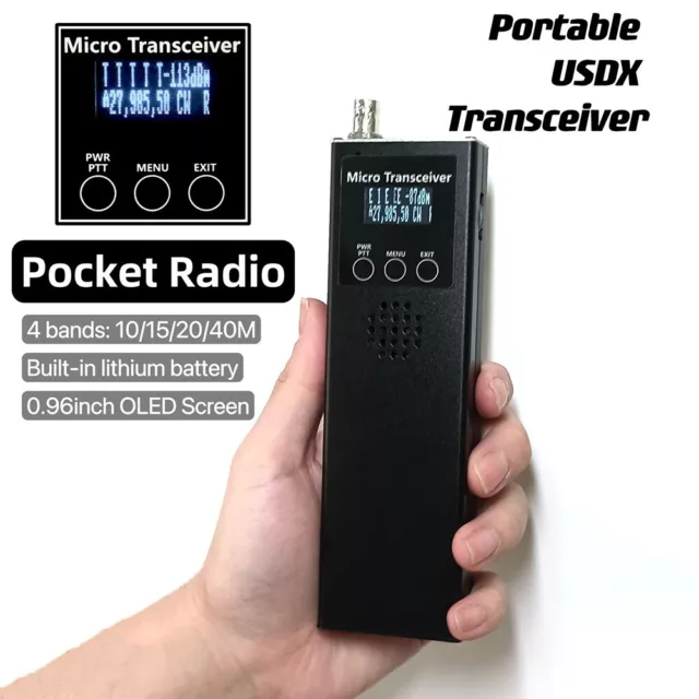 Émetteur-récepteur portable bande HF QRP avec contrôle logiciel USDX ULTRA SO