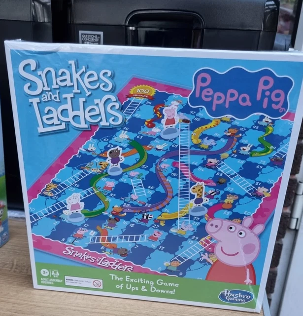 HASBRO SNAKES AND Ladders Peppa Pig Edition Board Game for Kids Ages 3