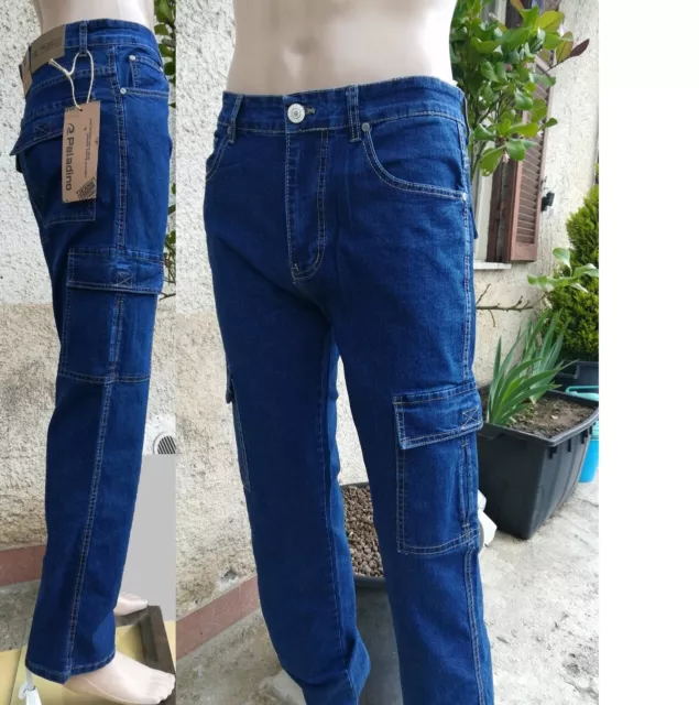 Pantalone Jeans Uomo Tg.46/60 Paladino 4 Stagioni Regular Fit Elasticizzato