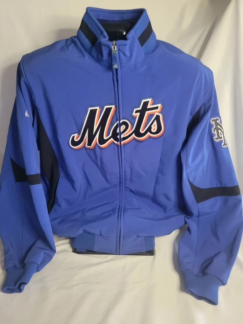 New York Mets Full Zip Majestic Therma Base Jacket (Size XL)