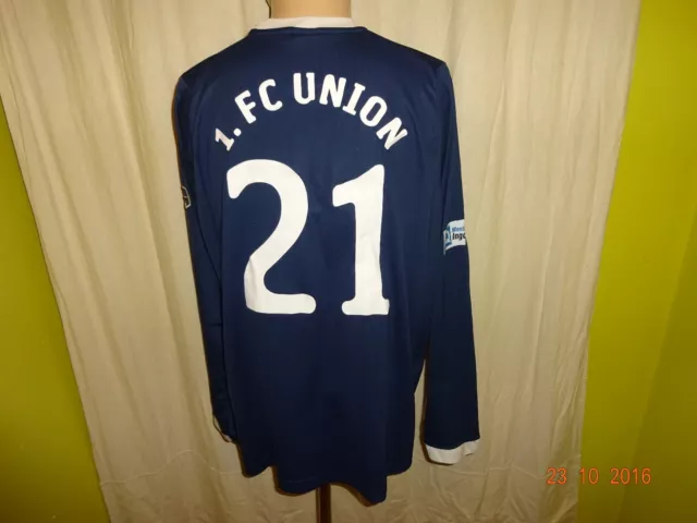 1.FC Union Berlin Nike Junioren Langarm Matchworn Trikot 2005/06 + Nr.21 Gr.XL