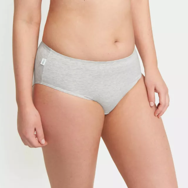 SLOGGI - HIKINI BRIEFS TWIN PACK Light Grey Sz 12-20 NEW RRP $29.95