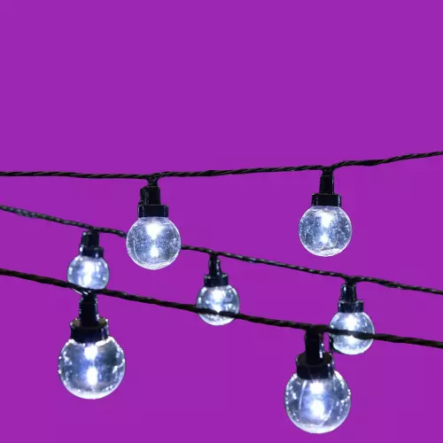 Eveready Mains Powered LED Festoon Bulb String Lights 100pk - Cool White