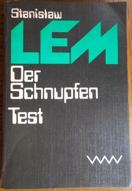 Der Schnupfen / Test von Stanislaw Lem. 1980, Verlag Volk und Welt