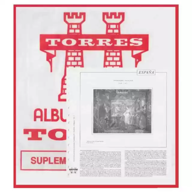 Album Cultural Torres Hojas Para Sellos De España 2022 Sin Montar