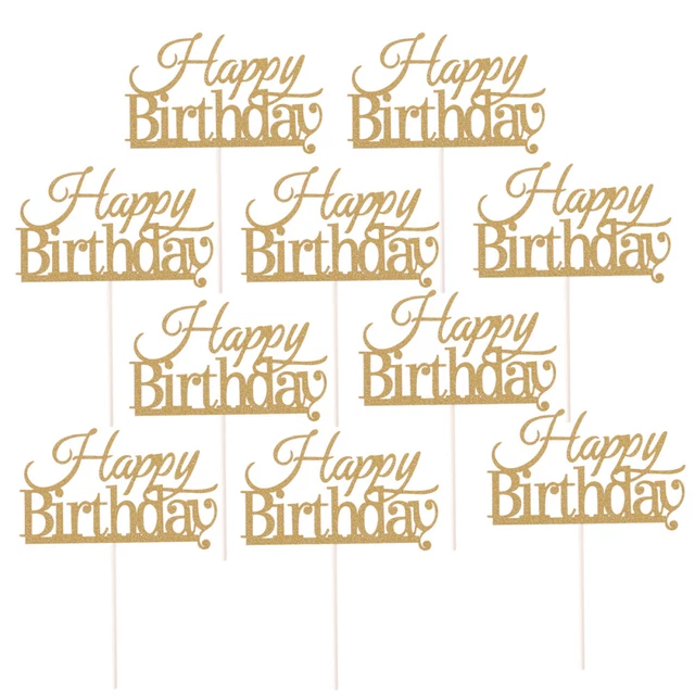 10 piezas decoraciones de cupcakes decoraciones de pasteles doble capa