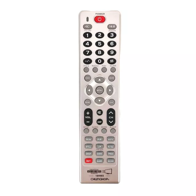 TV Universal Remote Control For Gangta Goldstar Haihong Hitachi Intel LCD LED HD