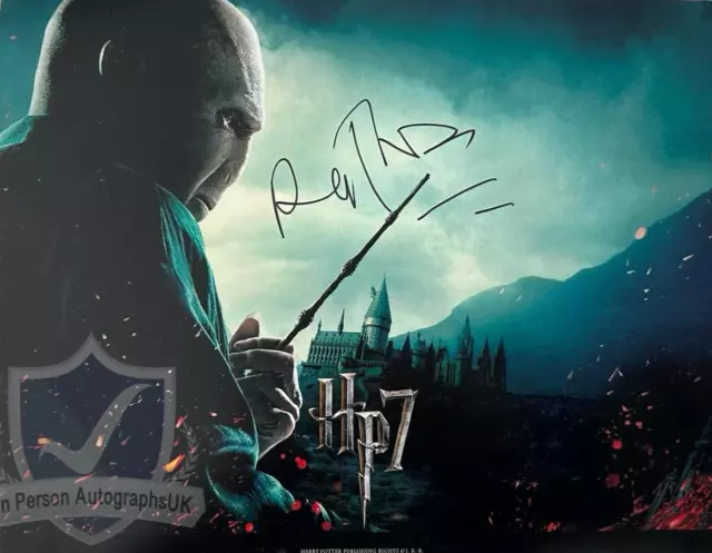 Ralph Fiennes HARRY POTTER Signed 11x14 Photo OnlineCOA AFTAL