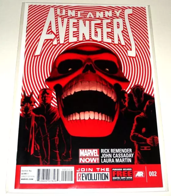 UNCANNY AVENGERS # 2 Marvel Comic  (January 2013)  VFN/NM  1st Printing