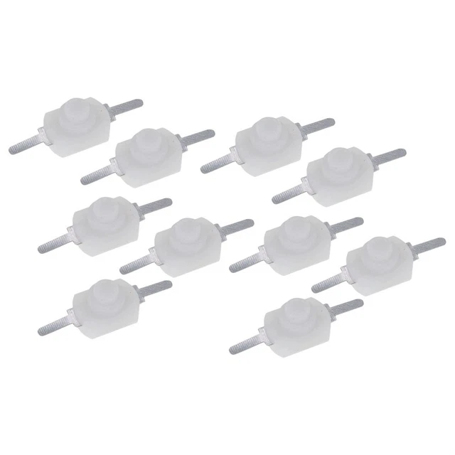 MINI PUSH SWITCH Quick Installation Compact Lightweight Latching On/off ...