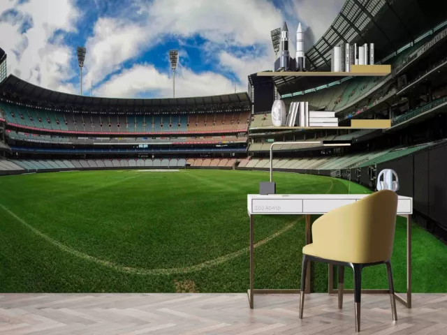 3D Melbourne Cricket Ground Wall Murals Wallpaper Murals Wall Sticker 3