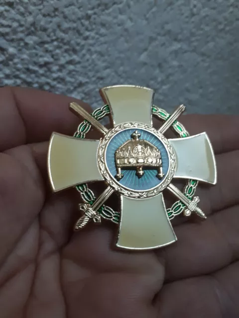 Dekoration Ungarn Orden Der Heiligen Krone Abzeichen Kreuz Medaille