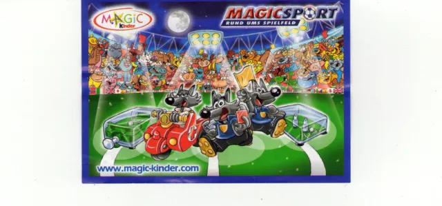 Ferrero Komplettsatz Spielzeug MAGIC SPORT 1 + alle BPZ