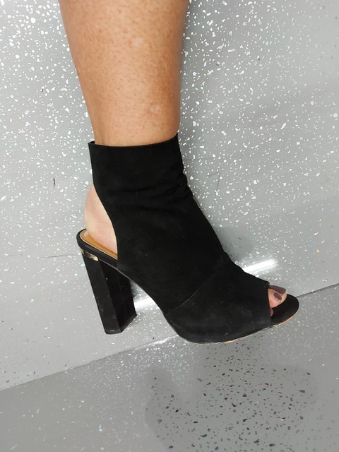 River island best sale open toe boots