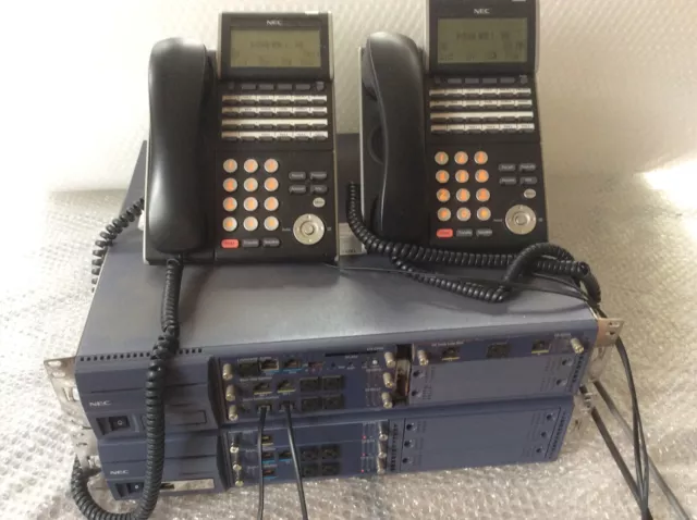 NEC V8100 Telephone System CHS2U-AU + 50 Handsets (DTL-24D-1A) 2