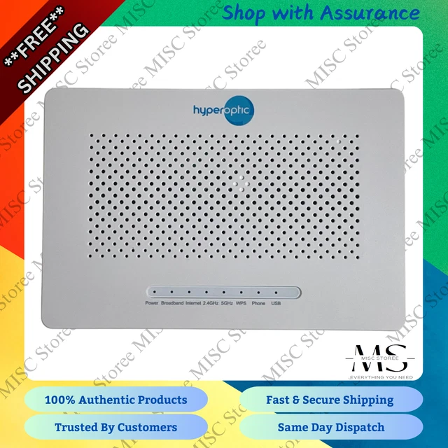 HYPEROPTIC  ZTE ZXHN H298A Home Gateway 1gbps speed Router Fibre Modem -Open Box