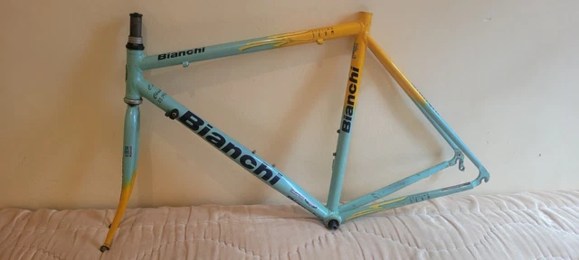 Autocollants Cadre Bianchi MegaPro Lite Alloy 7005 - Année 1999, Neufs