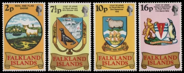 Falkland 1975 - Mi-Nr. 236-239 ** - MNH - Wappen / Coat of arms