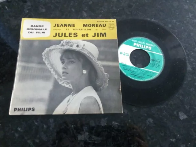 RARE 45T EP BOF / OST 60's "" JULES ET JIM  " FRANCOIS TRUFFAUT / JEANNE MOREAU