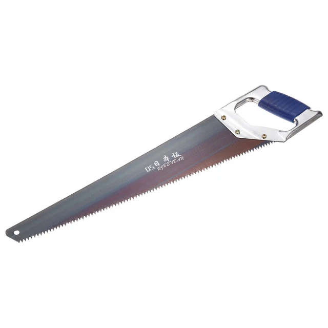 17" Professional Hand Panel Saw with Straight Blade D-shaped Iron Handle