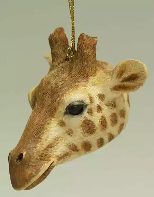 Slavic Treasures Resin Animal Ornaments Giraffe Head - No Box 6443758