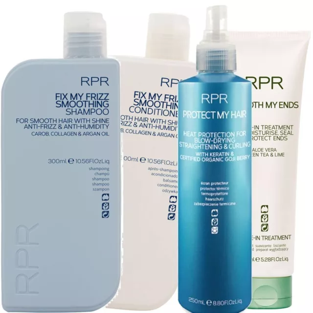 RPR Fix My Frizz Smoothing Quad Pack For smooth hair with shine and anti-frizz