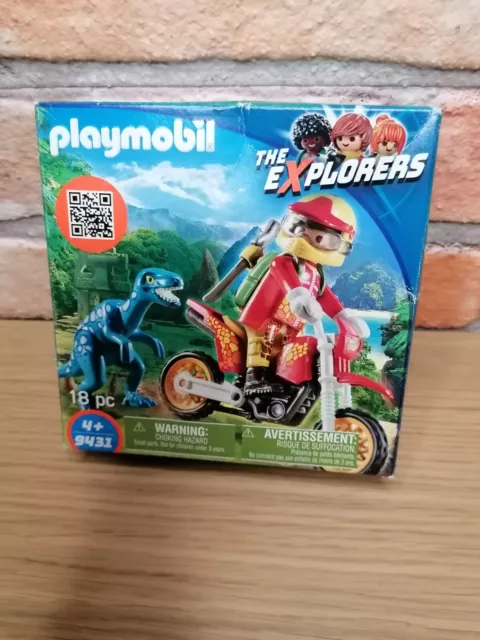 Playmobil Motocross-Bike mit Raptor 9431 - mit OVP