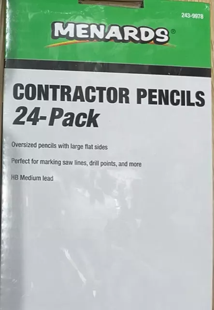 Contractor 24-pack Carpenter Pencils