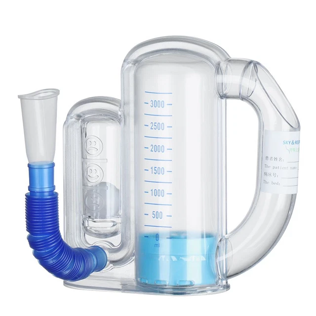 Lung Breathing trainer Vital Capacity Respiratory Exerciser Spirometer