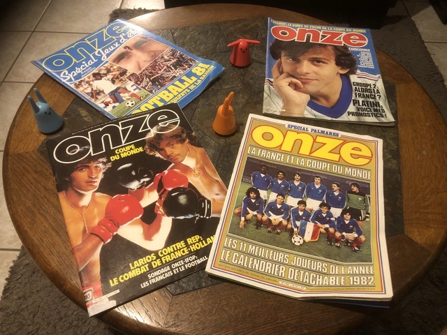 Lot 4 Magazines ONZE Mondial - Spécial Coupe Du Monde 1990 - Football France