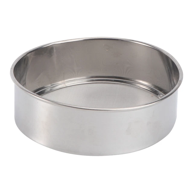 Set Di 2 Setacci Per Terriccio | Maglia 2 Mm (10#) | Diametro 20 Cm | Acciaio Inox | Per Giardinaggio E Compost