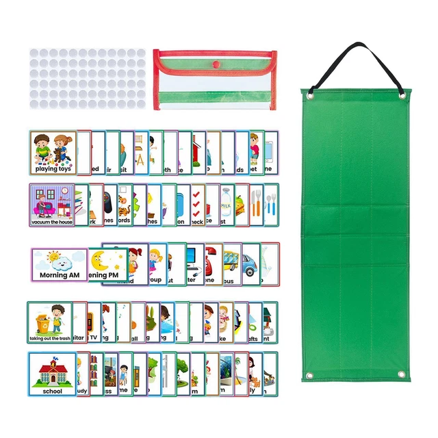 kids-visual-schedule-calendar-chart-home-chore-chart-daily-calendar