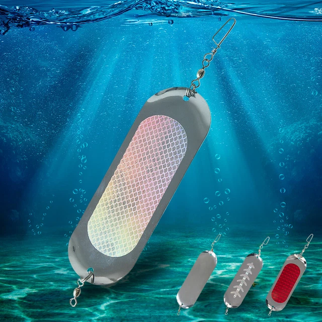 FR FISHING FLASHERS Fishing Dodger Flasher 4.7 Inch Solid for