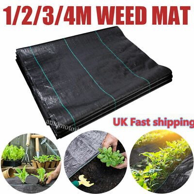 Heavy Duty Weed Control Fabric Mat Sheet Garden Ground Landscape Weed Membrane