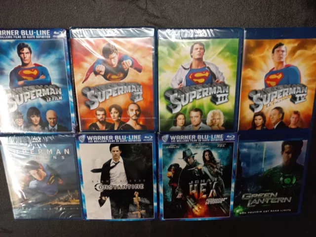 Coffret anthologie dc comics Blu-ray - 8 films + un livre (comics)