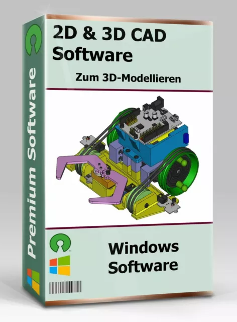 2D & 3D CAD Software / CAD Programm / Zum Erstellen von 3D-Modellen