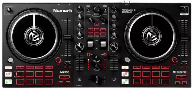 Numark Mixtrack Pro Fx - Contrôleur Numérique Serato À 2 Voies Avec Carte Audio