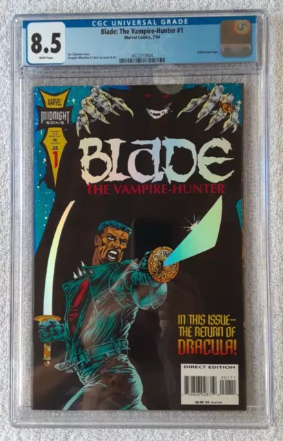 Blade: The Vampire-Hunter #1 (Marvel, 7/94) CGC 8.5 {DRACULA appearance}