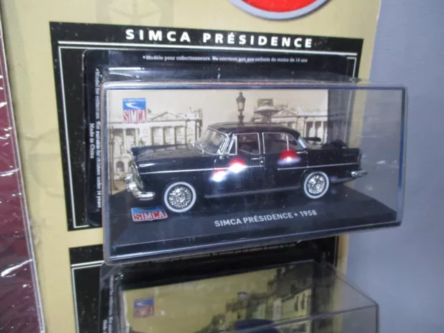 LG1891 ALTAYA Belles Années Simca 2 3  1/43 Voiture Présidence 1958 8 Sport 1952 3