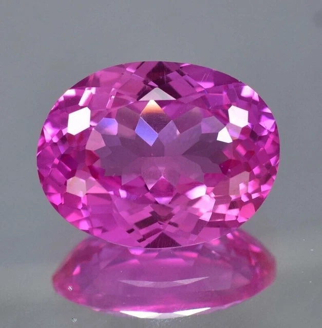 Pietra Rosa PIETRA PREZIOSA SFUSA con zaffiro rosa naturale impeccabile a taglio ...