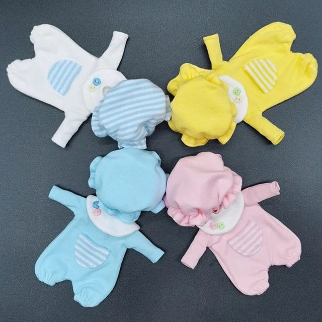 Doll Striped Pajamas Doll Sleep Clothes 1/111/12 Doll Clothes New Cute Clothes