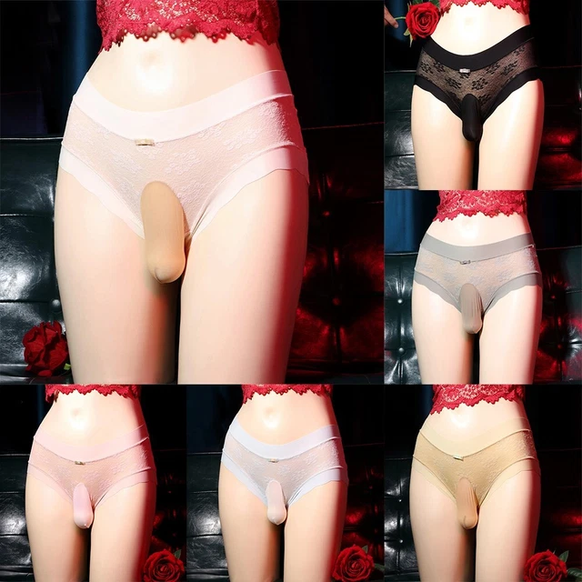 Mens Sissy Pouch Panties Thong Underwear Mesh Briefs Knickers Shorts Lingerie