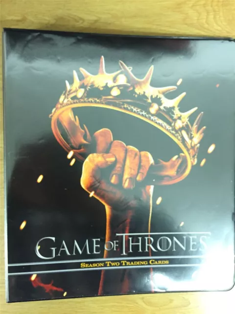 Game Of Thrones Season 2 Official Rittenhouse Binder